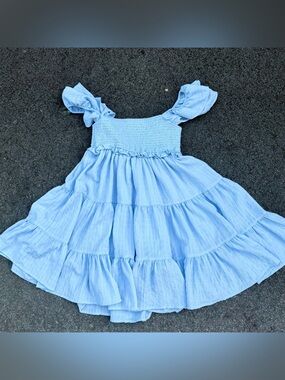 Altar’d State Babydoll Dress - Light Blue - Size Small